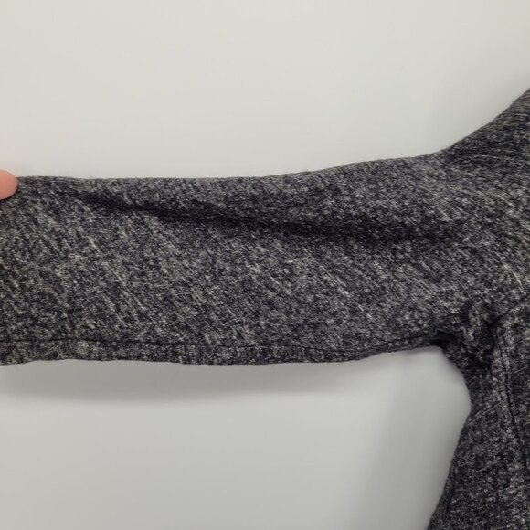 Eileen fisher Womens gray medium sweater wool shark bites hem - Picture 2 of 8